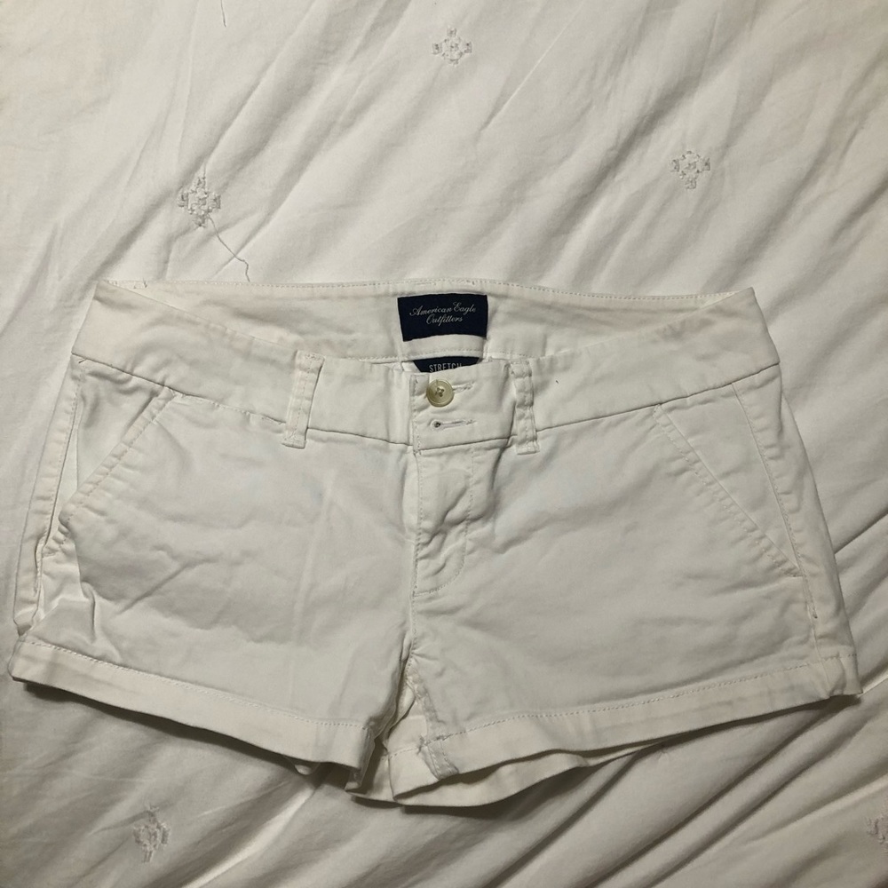 Women’s white shorts
